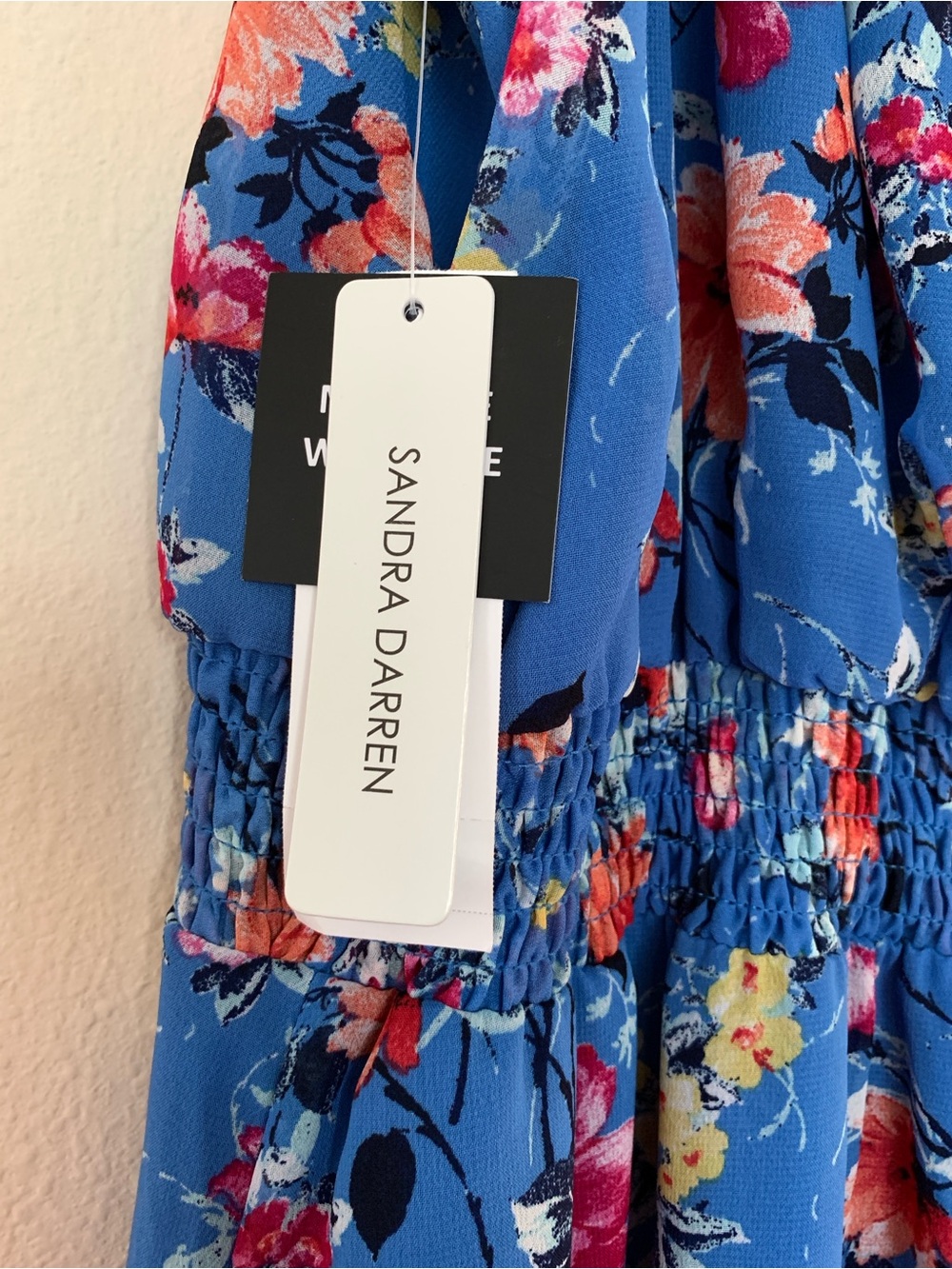 Floral Summer Maxi Dress in Royal Blue (Belk) - Picture 8 of 10
